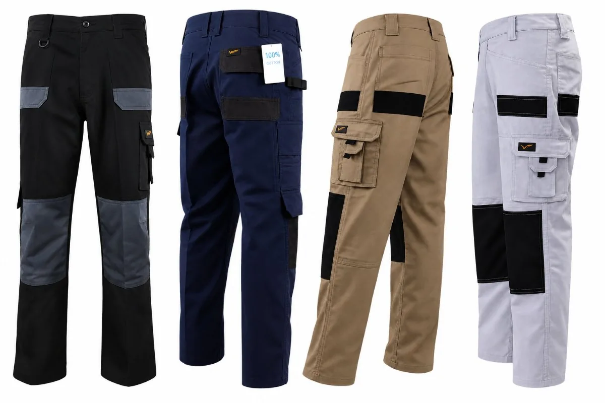 Workwear Cargo Pants 1120 in Navy, Black, Khaki and more