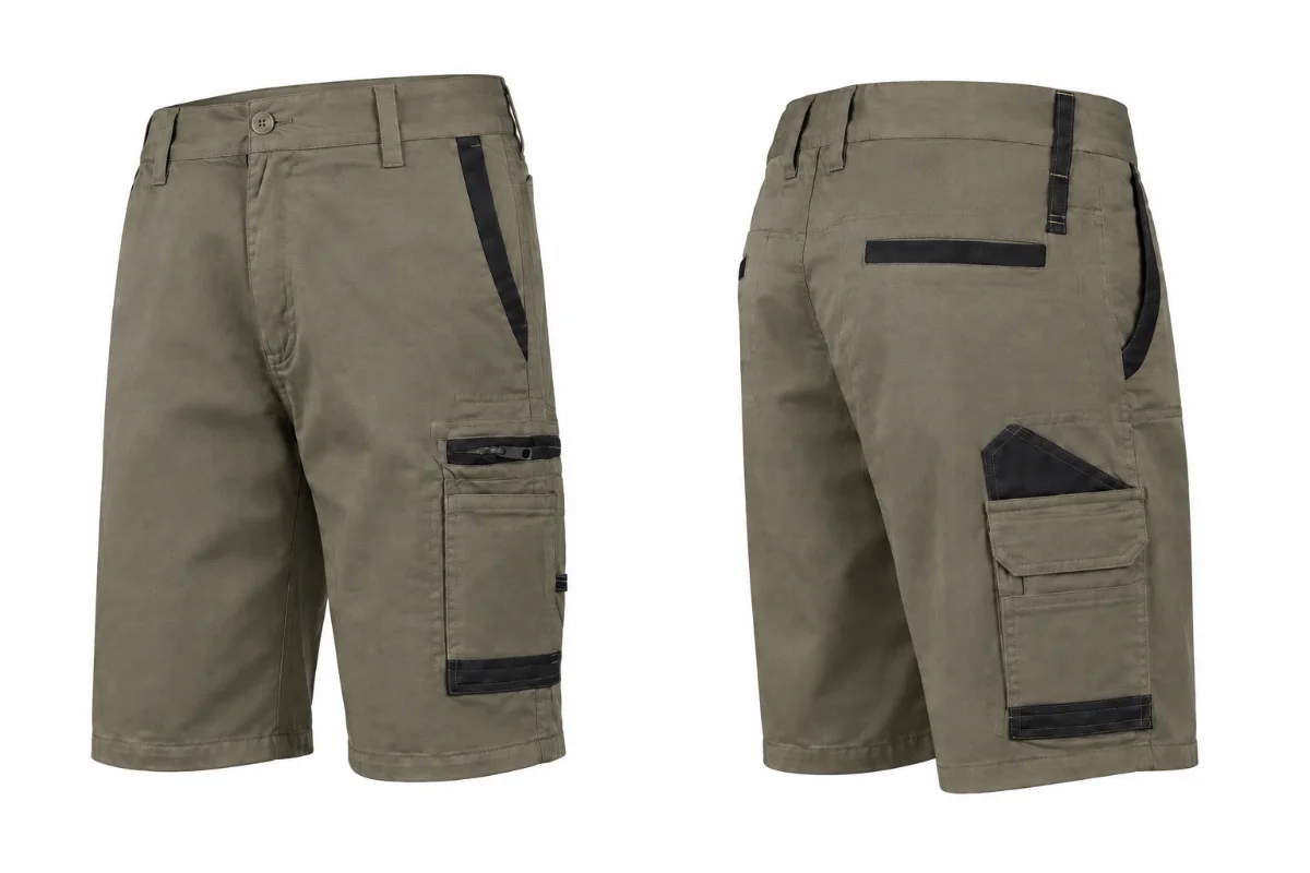 Stretch Work Shorts 1805 — Khaki