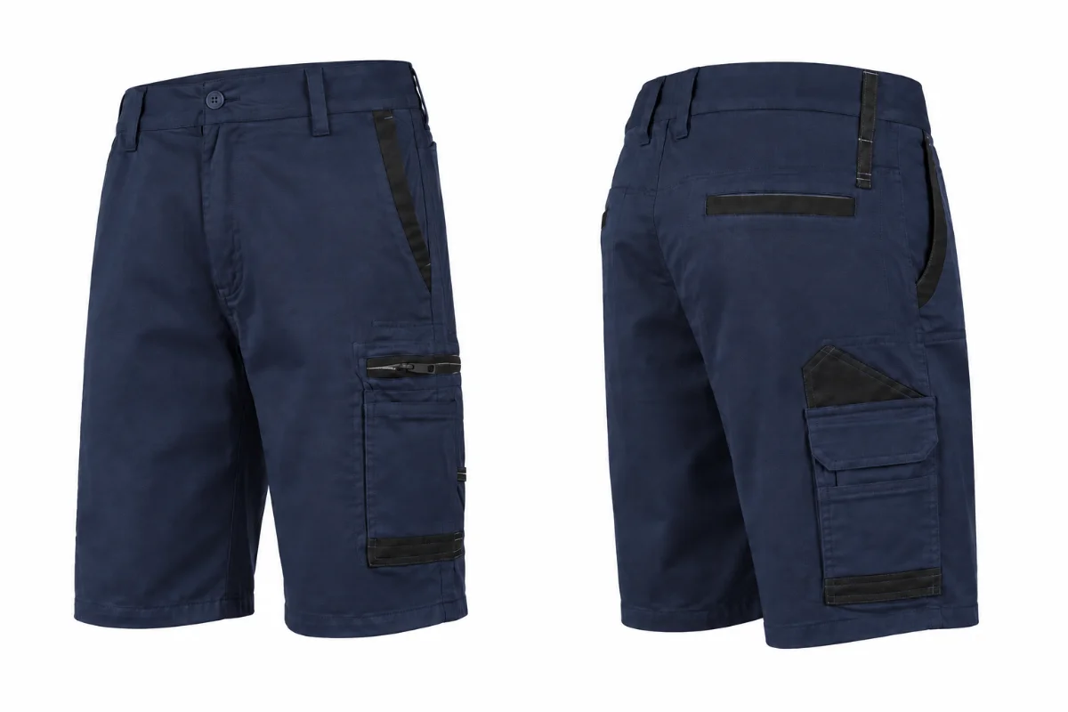 Stretch Work Shorts 1805 — Navy