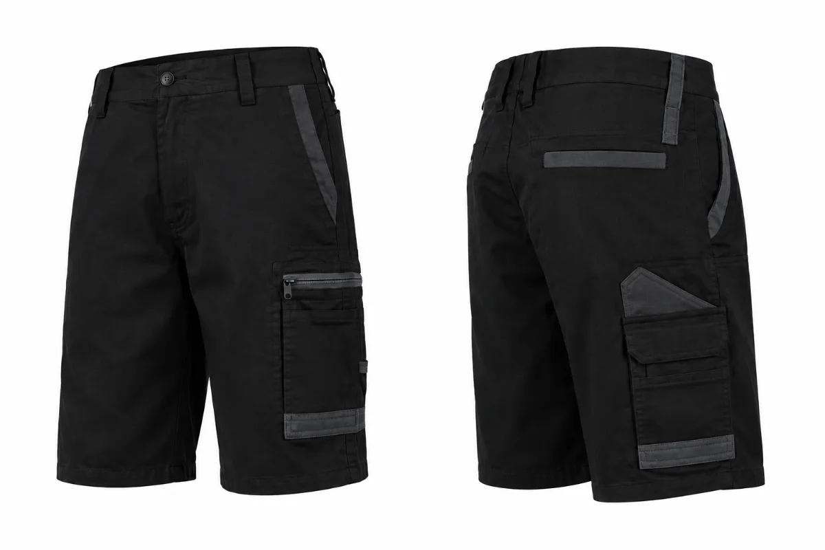 Stretch Work Shorts 1805 — Black