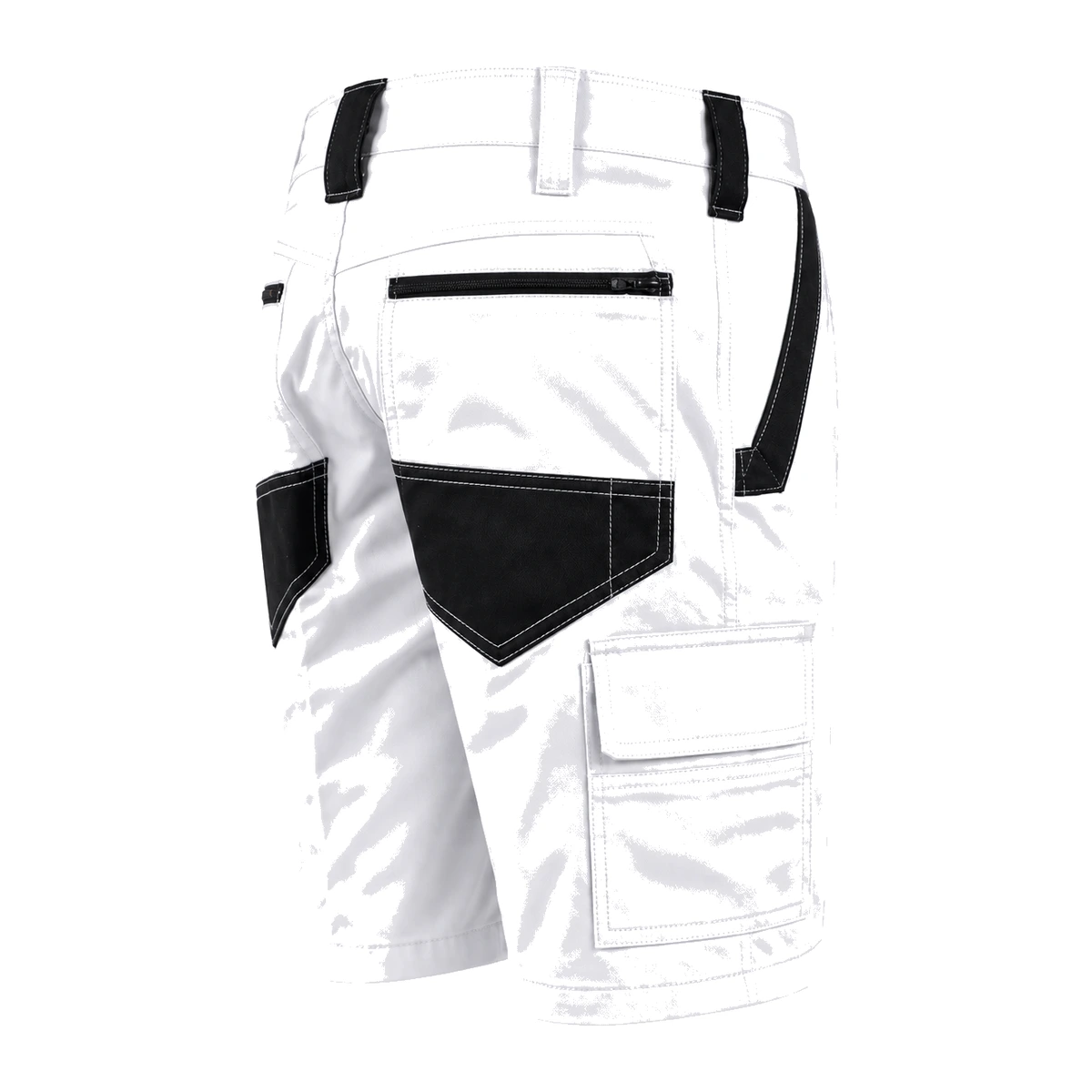 Cotton Drill Work Shorts B160 — White