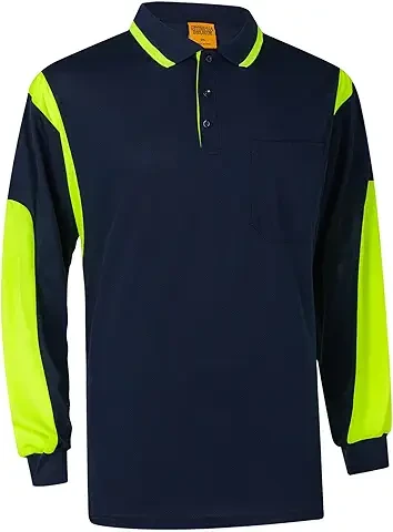 HI VIS L/S POLO SHIRT 3055