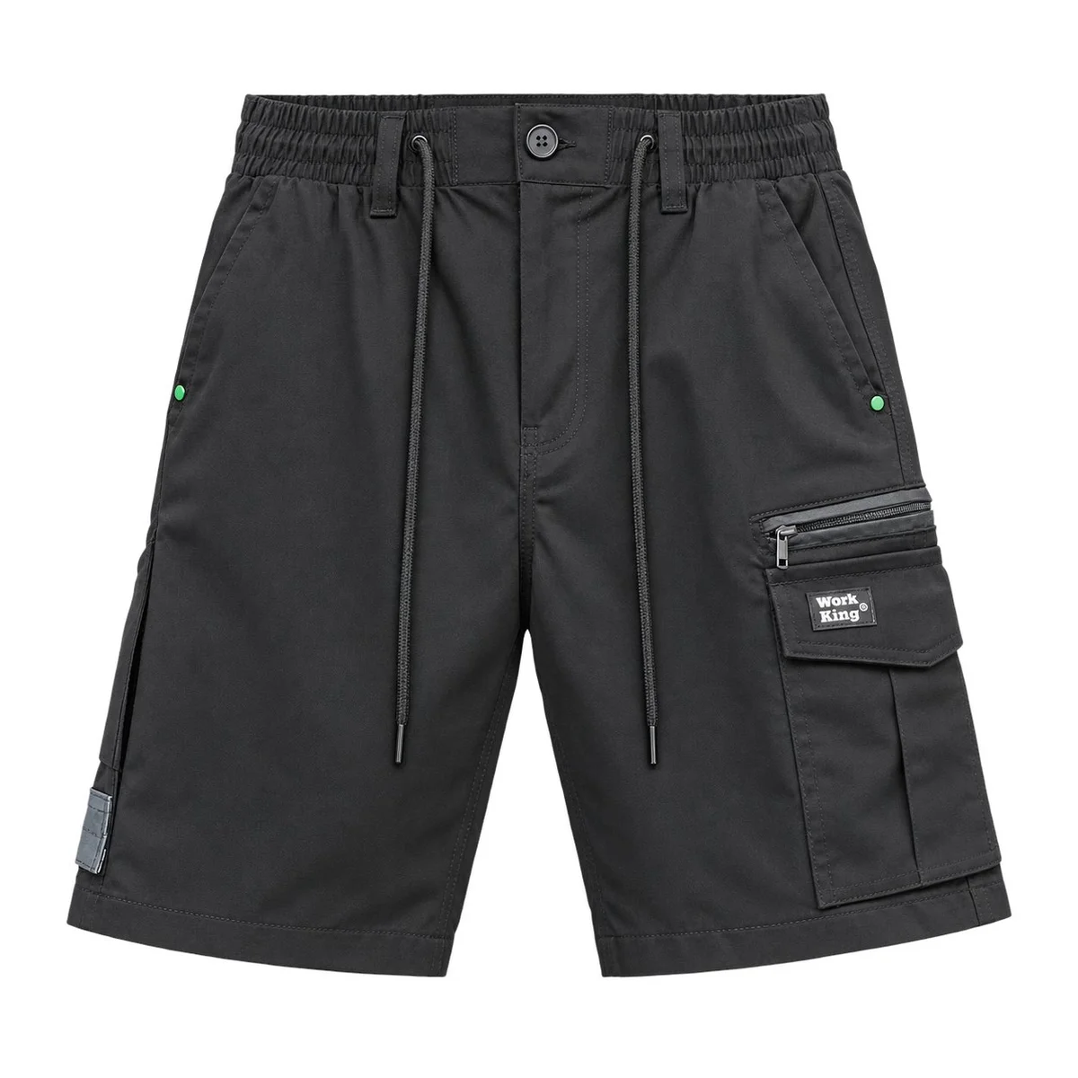 Cotton drill work short 2316  — black