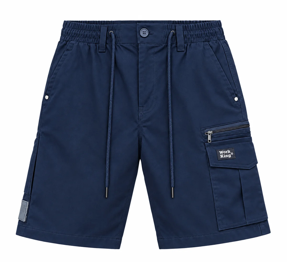 Cotton drill work short 2316  — navy