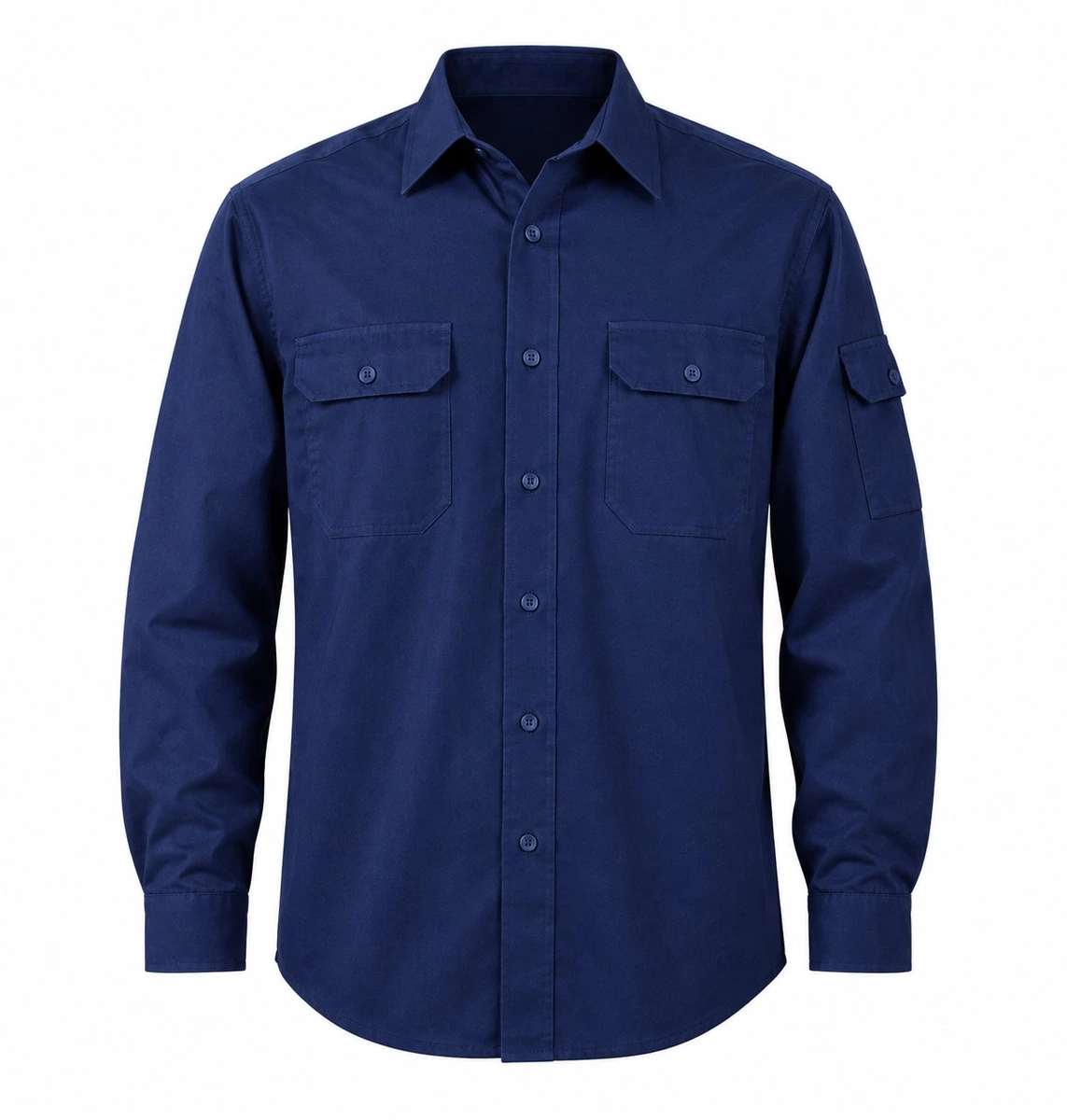 Cotton Drill Long Sleeve Work Shirt 90118